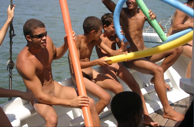 The international carnival of a nudism in Brazil