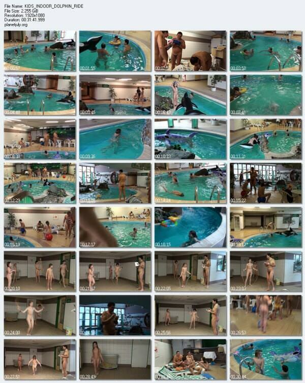 Premium of video of nudists in the pool (Purenudism HD Video)