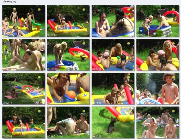 Family naturism video - Not only Skipping Ropes