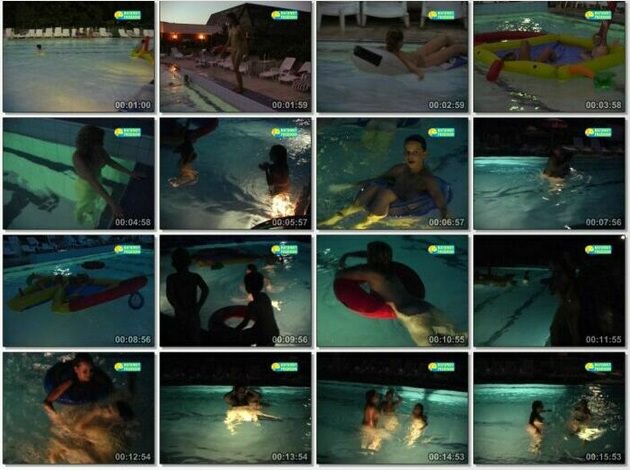 Night life of nudists - video HD