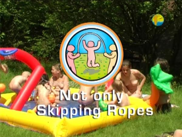 Family naturism video - Not only Skipping Ropes