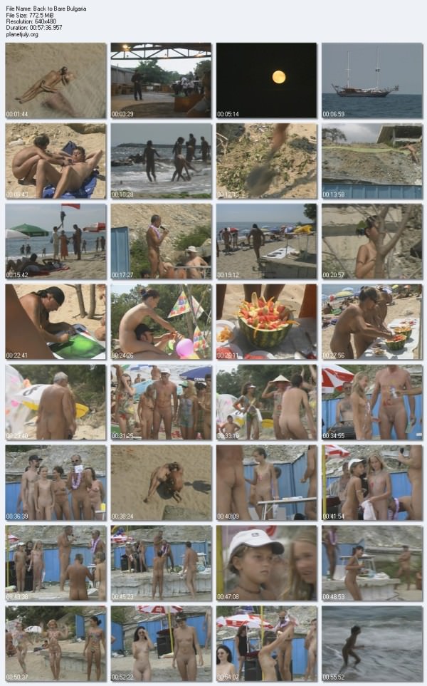 Bulgaria naturism, European wild beaches for nudists of all ages video